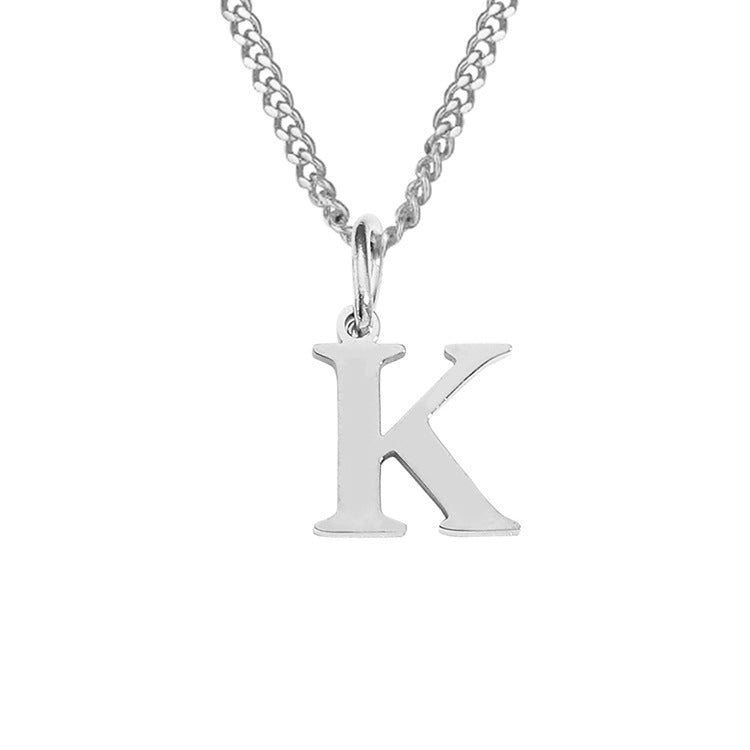 14K Stainless Steel Necklace with 26 Letters