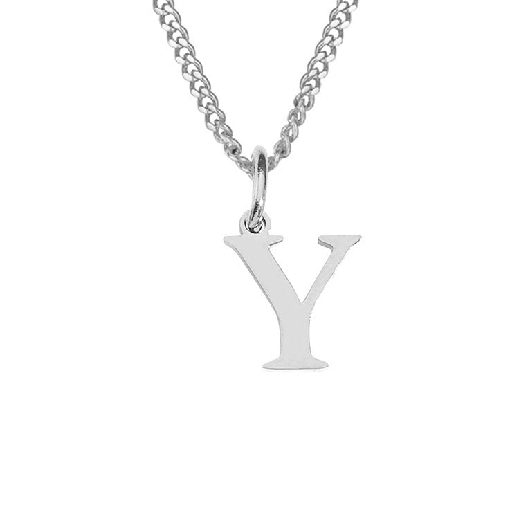 14K Stainless Steel Necklace with 26 Letters