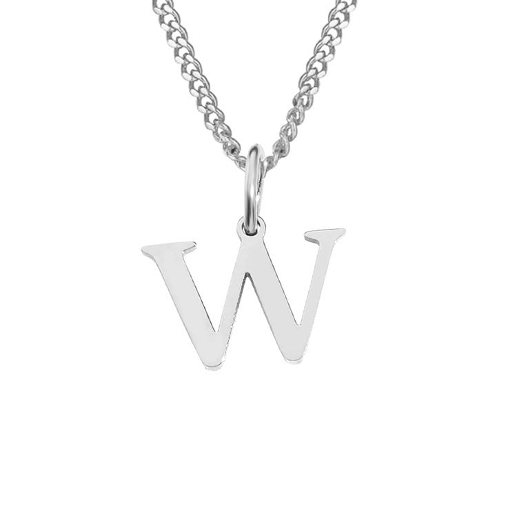 14K Stainless Steel Necklace with 26 Letters
